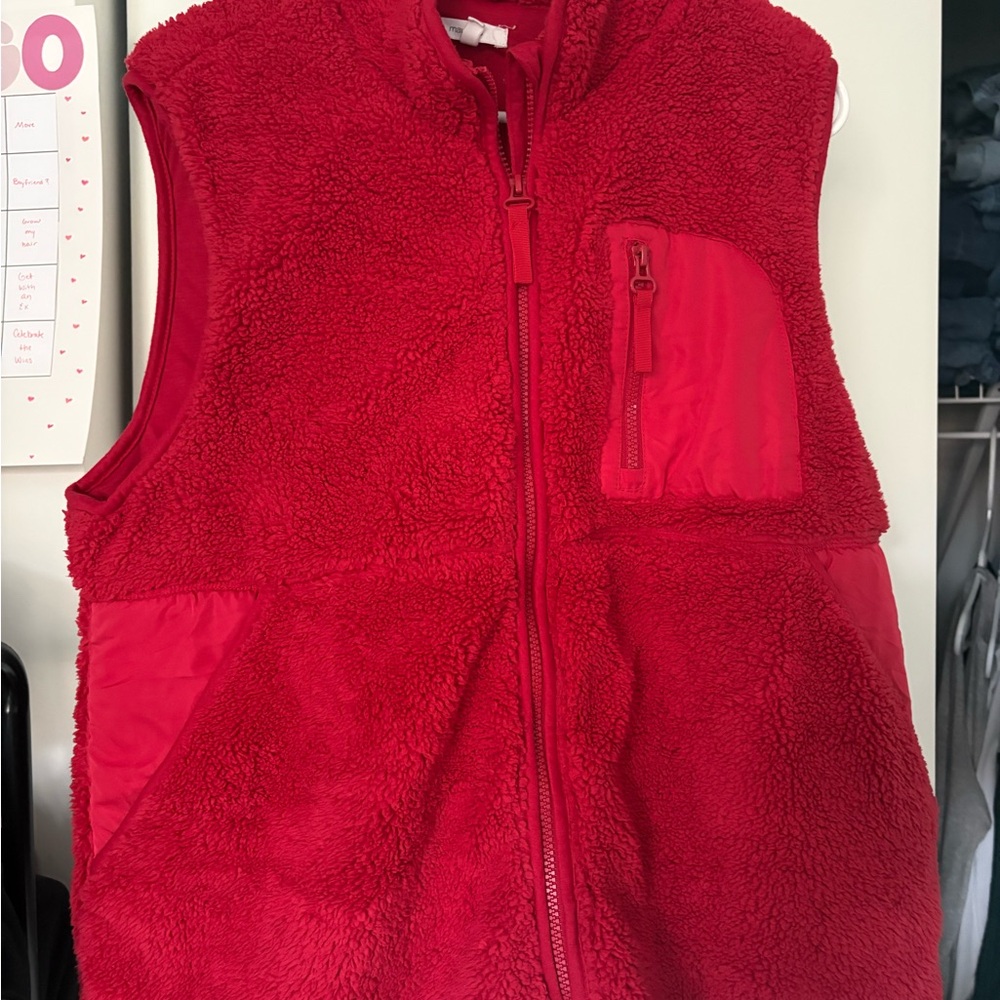 Maurice’s Red Fleece Vest